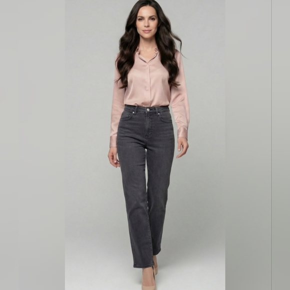 Maurices Denim - M Jeans By Maurices Charcoal Straight Leg Jeans Short